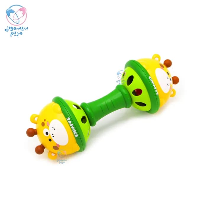 جغجغه دمبلی دو طرفه لیتل تین لوک Little tin lok 1163 — تصویر ۴