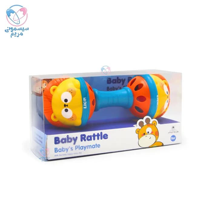 جغجغه دمبلی دو طرفه لیتل تین لوک Little tin lok 1163 — تصویر ۷