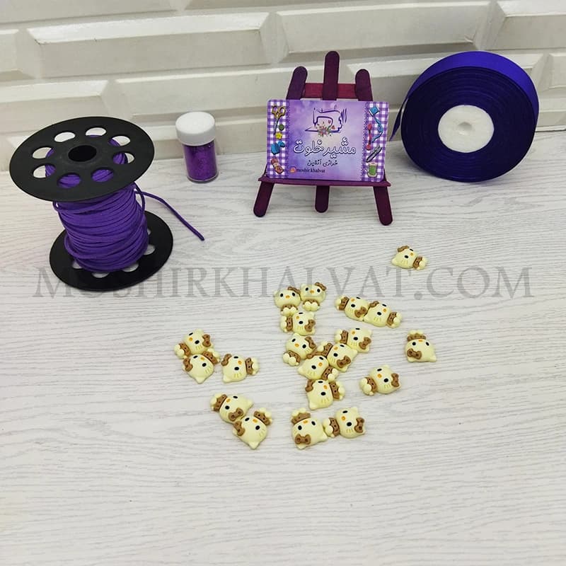 پیکسل خمیری مدل کیتی بسته 10 عددی — تصویر ۳