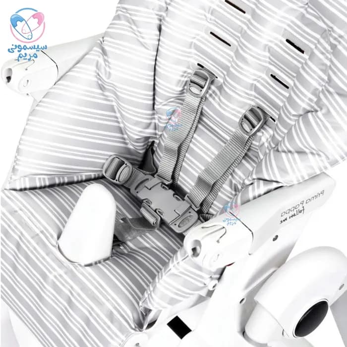 صندلی غذا پگ پرگو Peg Perego Prima Pappa Follow Me Liner Grey — تصویر ۷