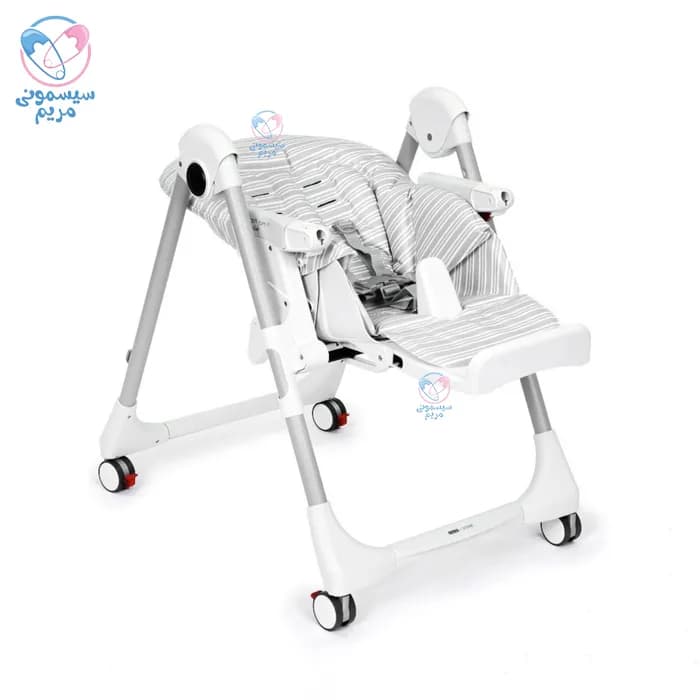 صندلی غذا پگ پرگو Peg Perego Prima Pappa Follow Me Liner Grey — تصویر ۳