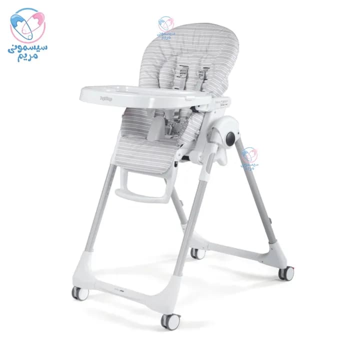 صندلی غذا پگ پرگو Peg Perego Prima Pappa Follow Me Liner Grey