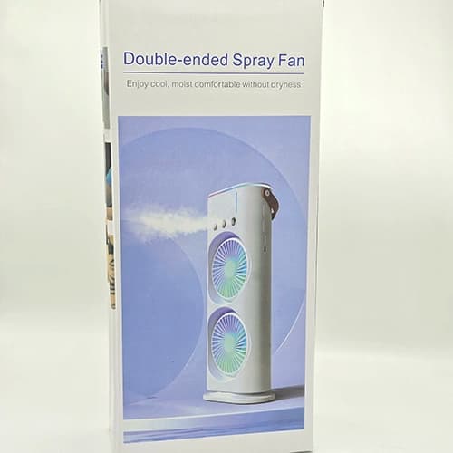 پنکه مهپاش شارژی مدل dual fan — تصویر ۵