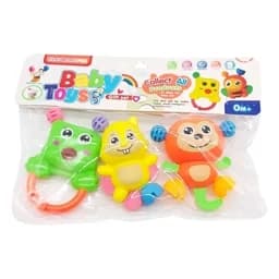 جغجغه 3 تکه baby toys — تصویر ۲