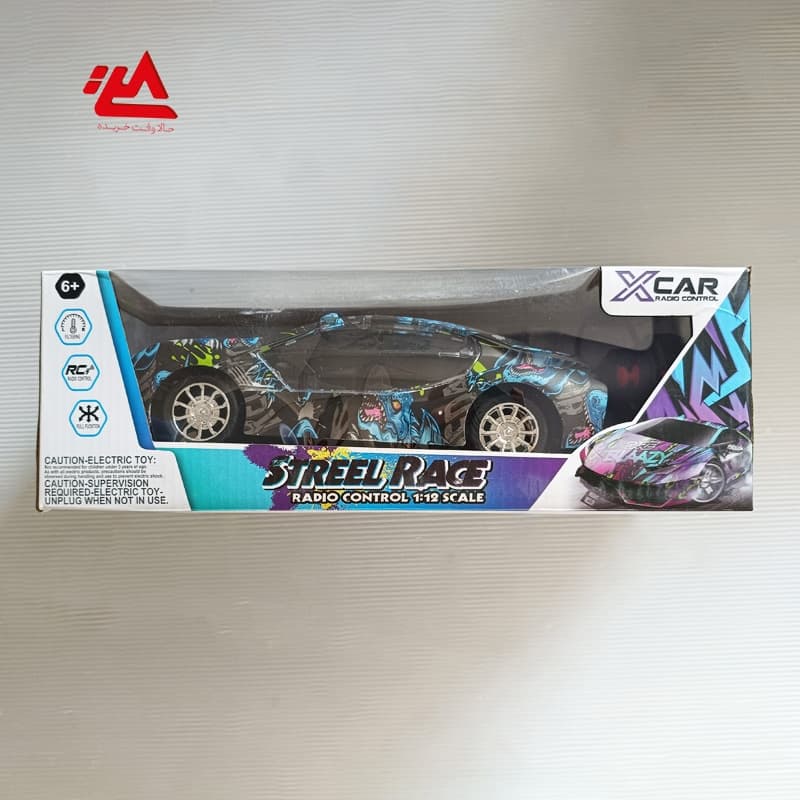 ماشین بازی کنترلی طرح آبرنگی (مدل استریل ریس 1-12)