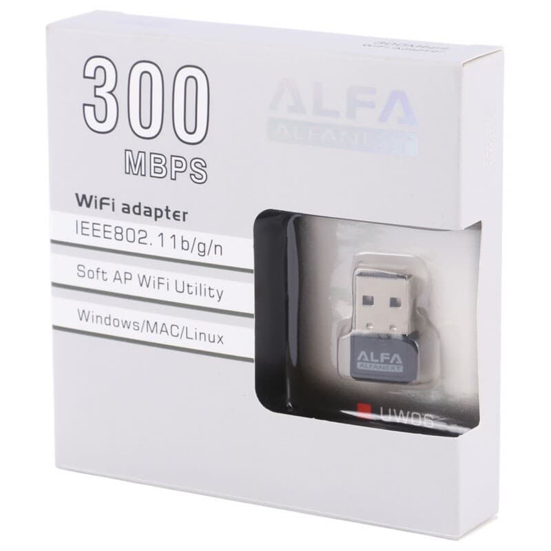 کارت شبکه بی سیم Alfa UW06 300Mbps — تصویر ۴