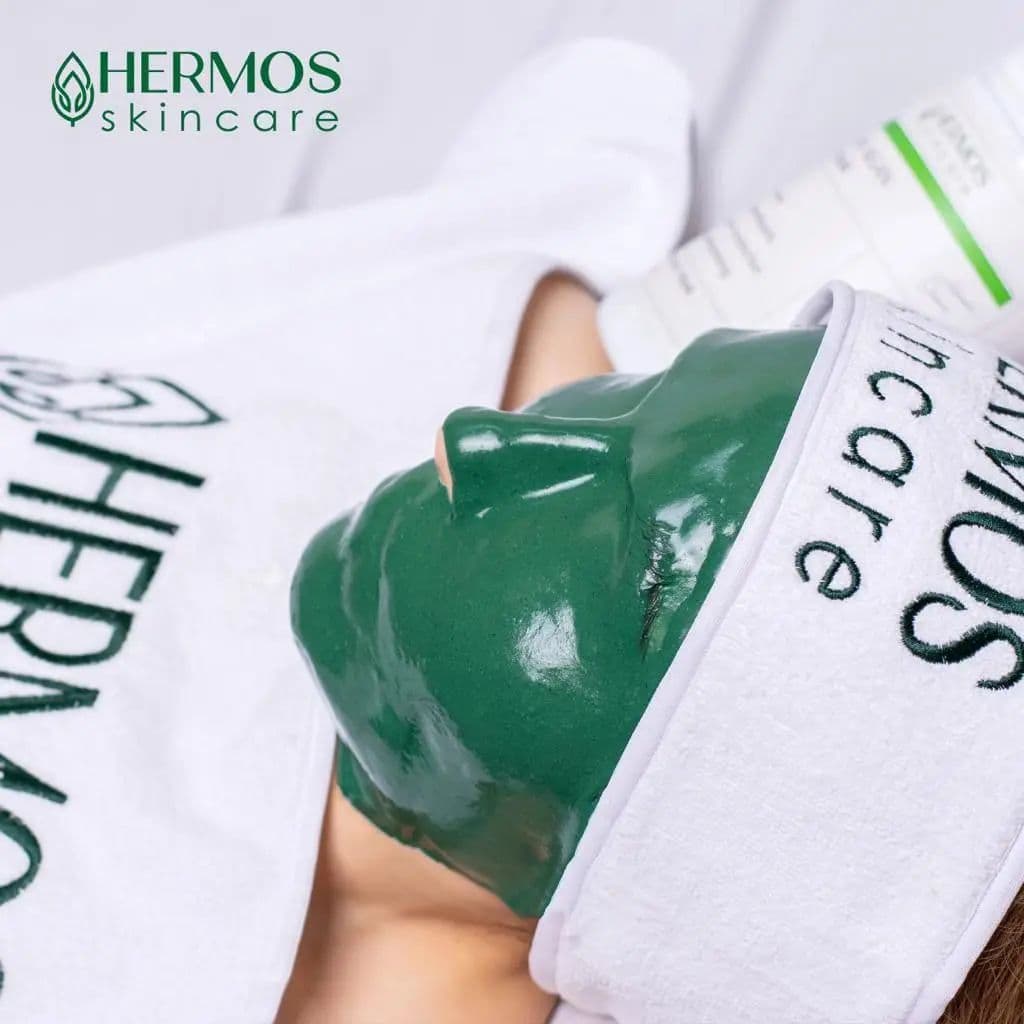 ماسک لاتکسی لایه بردار عصاره جلبک اسپیرولینا برند هرموس HERMOS — تصویر ۲