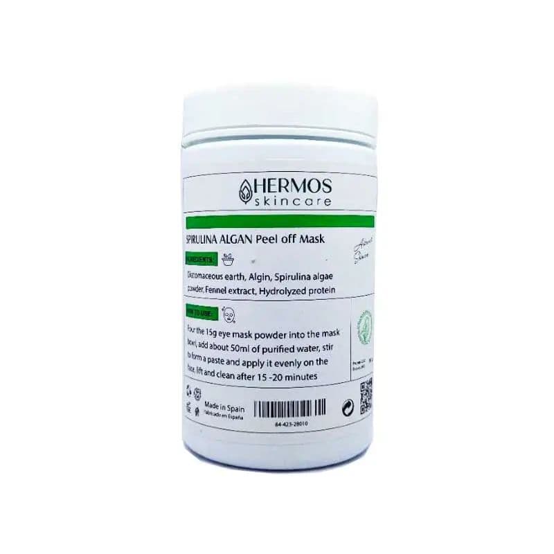 ماسک لاتکسی لایه بردار عصاره جلبک اسپیرولینا برند هرموس HERMOS