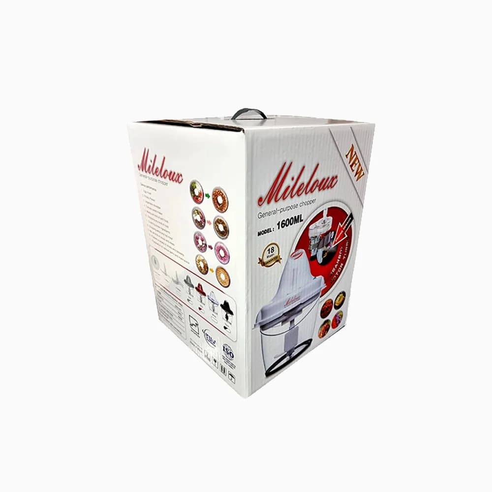 خردکن برقی همه کاره مایل‌لوکس 4 تیغه 1600 — تصویر ۵
