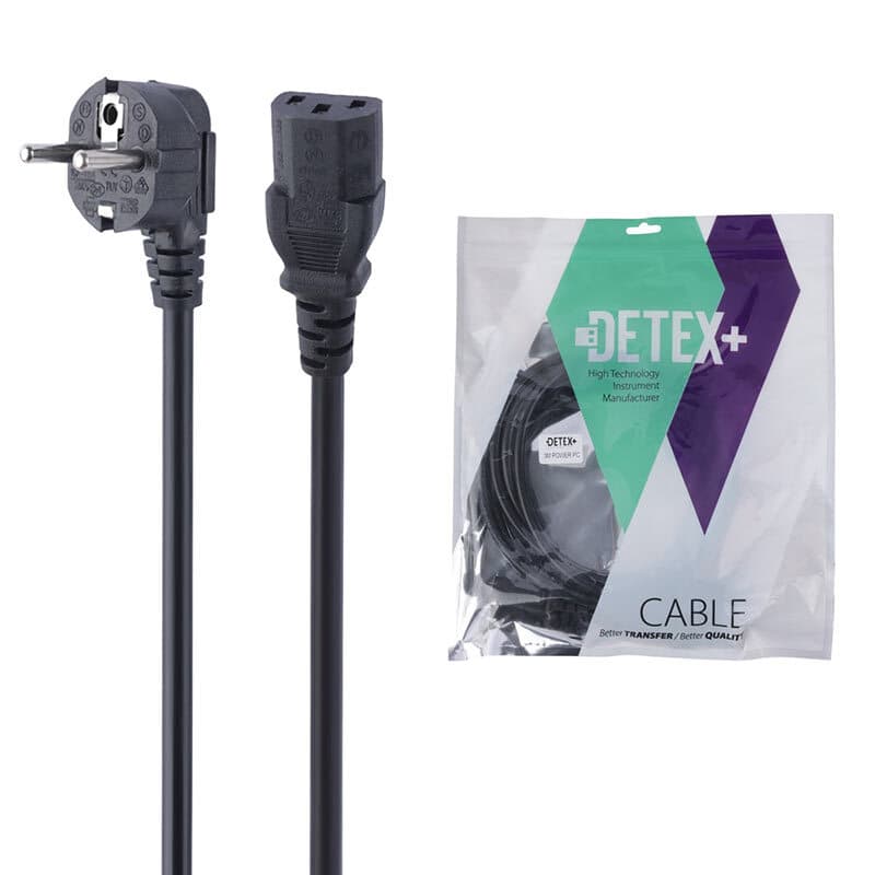 کابل برق Detex+ 3m PC — تصویر ۳