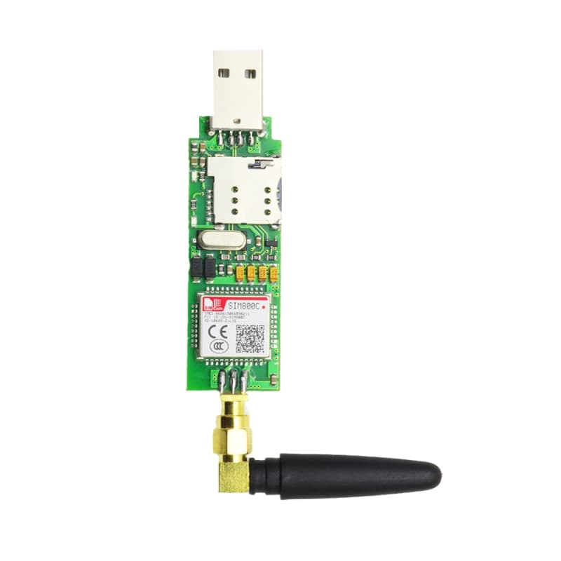مودم USB GSM ورژن V4.1 با آنتن خارجی با ماژول SIM800C — تصویر ۸