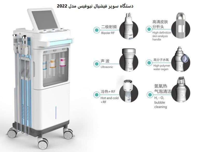دستگاه سوپر فیشیال نیوفیس مدل 2022 آنالیز دار NEWFACE — تصویر ۶