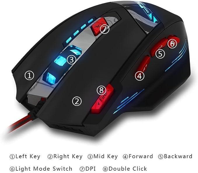 ماوس گیمینگ zelotes T90 Gaming Mouse — تصویر ۴
