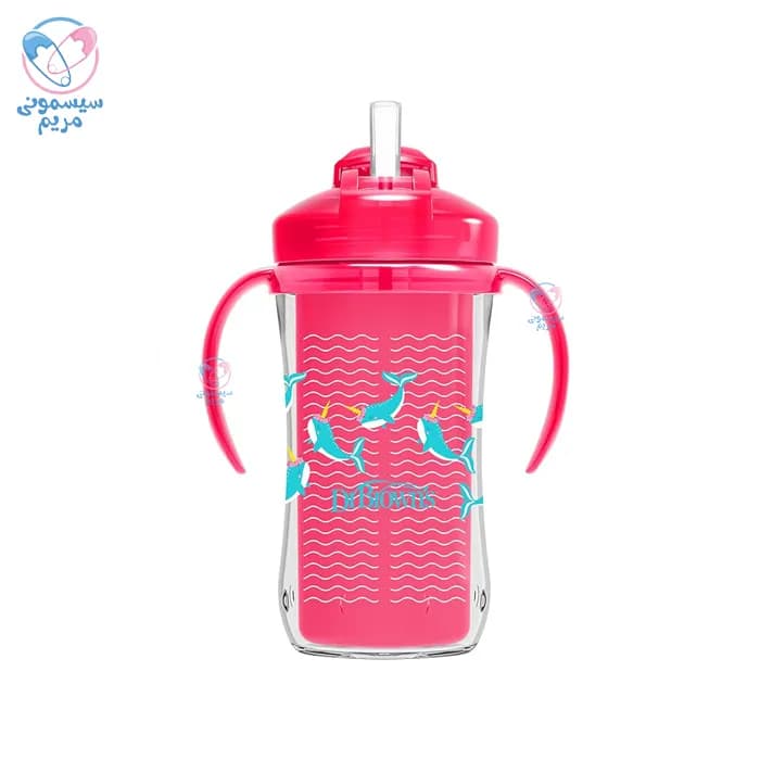 لیوان نی دار دسته دار 300ml دکتر براون Dr Browns — تصویر ۴