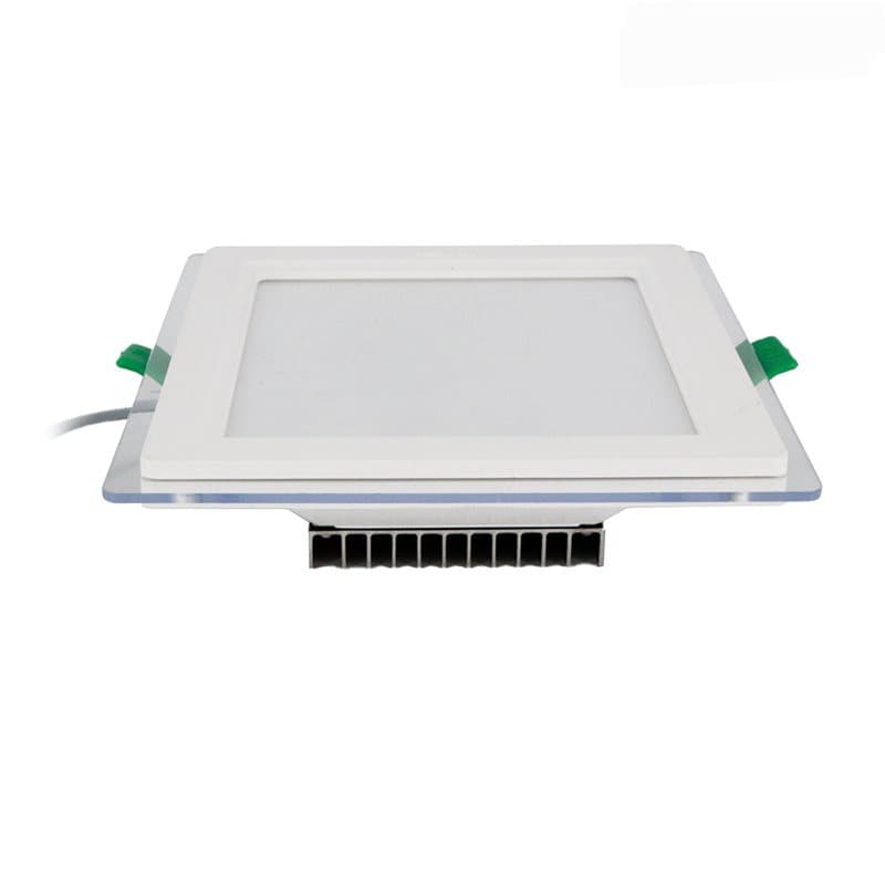 چراغ توکار LED گلاریس 12 وات مربعی پارس شعاع توس — تصویر ۳