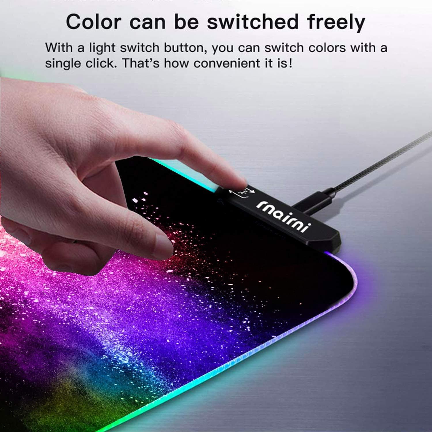 ماوس پد گیمینگ Rnairni RGB-8030 — تصویر ۵