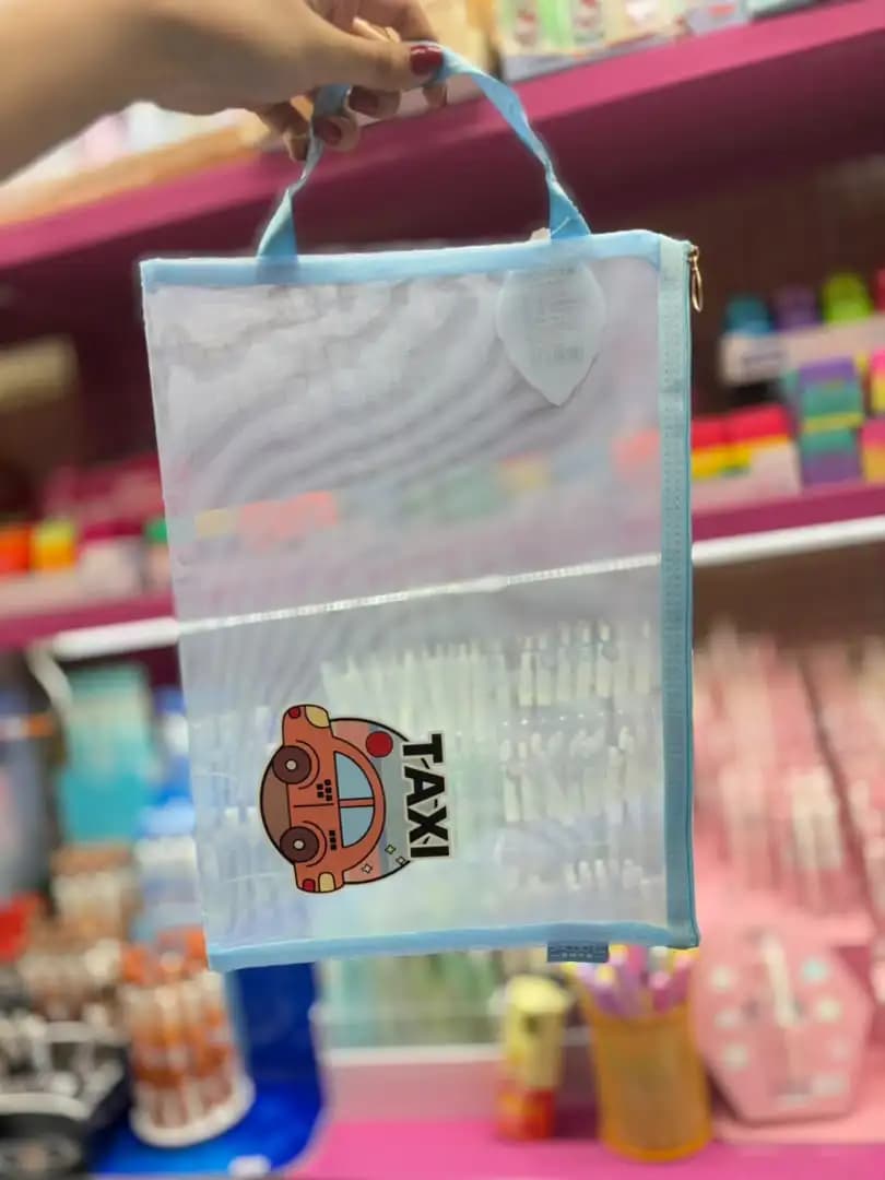 پوشه زیپ دار توری سایز A4 — تصویر ۲