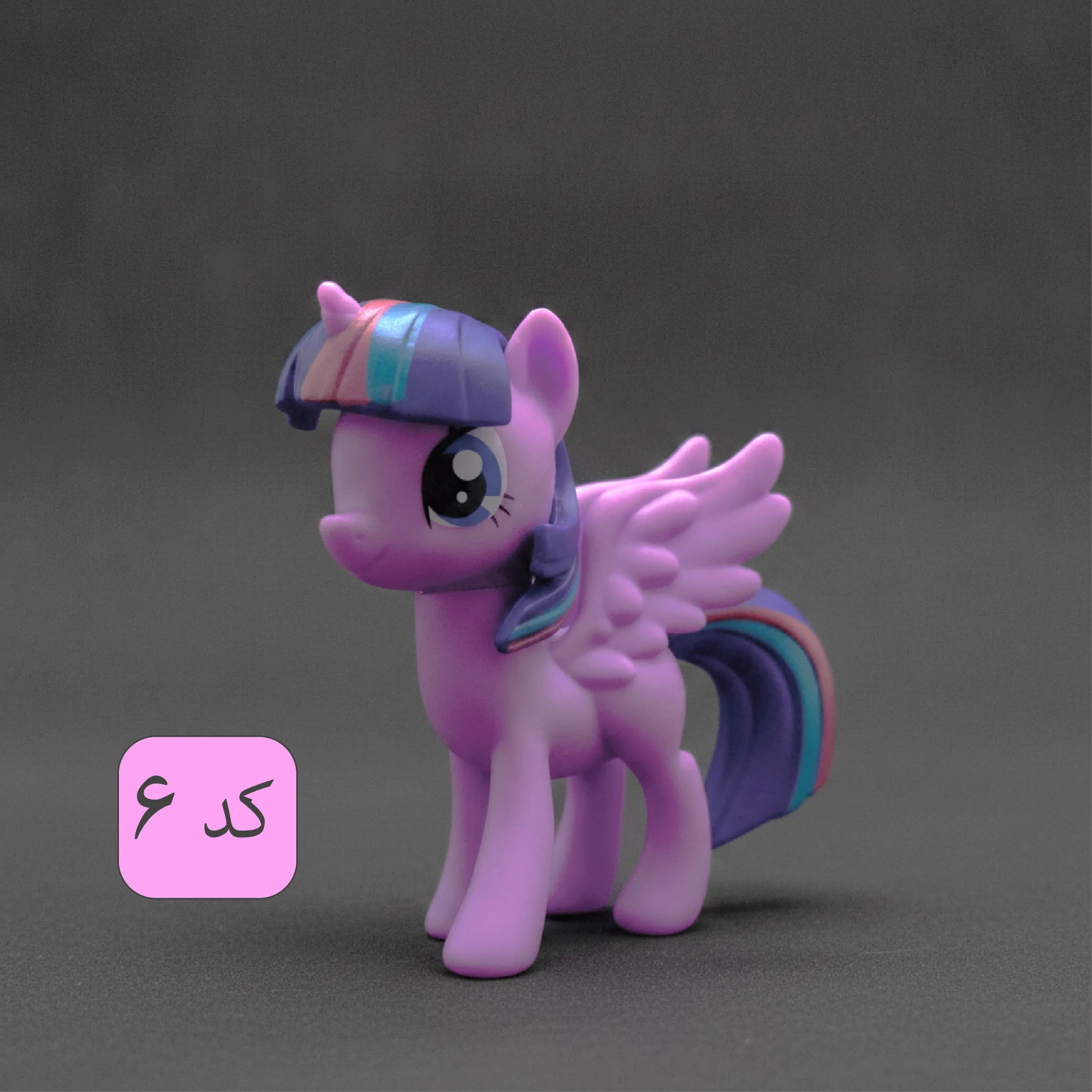 ست ۶ عددی فیگور پونی کوچولو (My Little Pony) مجموعه کامل Mane 6 مای لیتل پونی — تصویر ۷