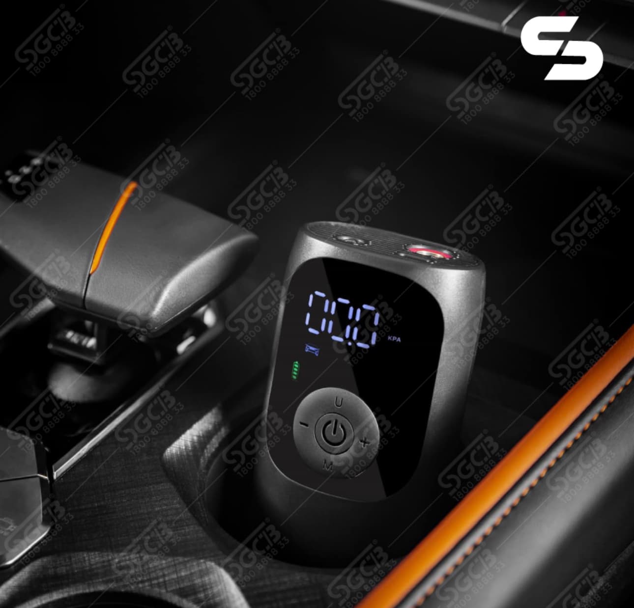 کمپرسور باد شارژی 2000 آمپر اس جی – SGCB Tire Inflator — تصویر ۳
