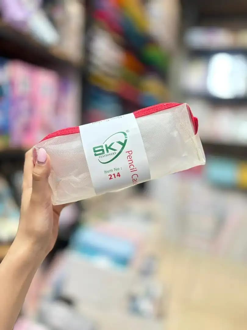 جامدادی توری تک زیپ برند Sky — تصویر ۳