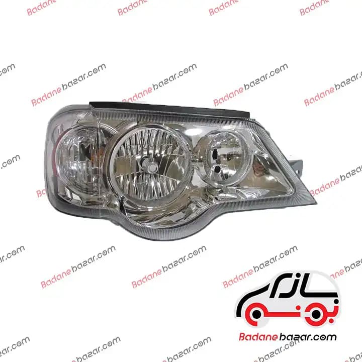 چراغ جلو پراید ۱۳۲ سمت راست بدون موتور (تنظیم دستی) برند فناوران | بدنه بازار