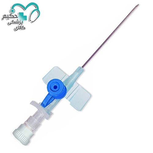 آنژیوکت (برانول) سایز 22 آبی پلی مد POLYMED یک عددی