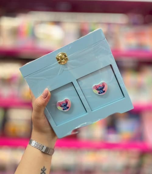 جای جواهری آینه دار طرح استیچ و کرومی — تصویر ۴