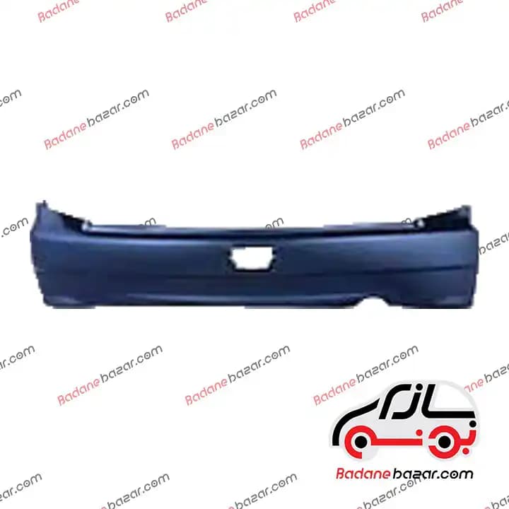 سپر عقب ۱۱۱ آبی کاربنی متالیک رنگ کوره‌ای