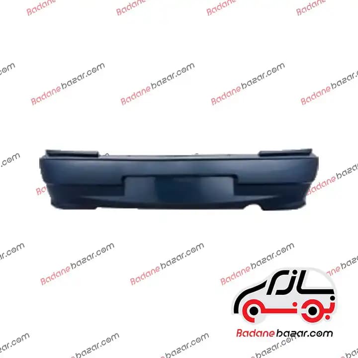 سپر عقب ۱۳۲ آبی کاربنی رنگ متالیک کوره‌ای
