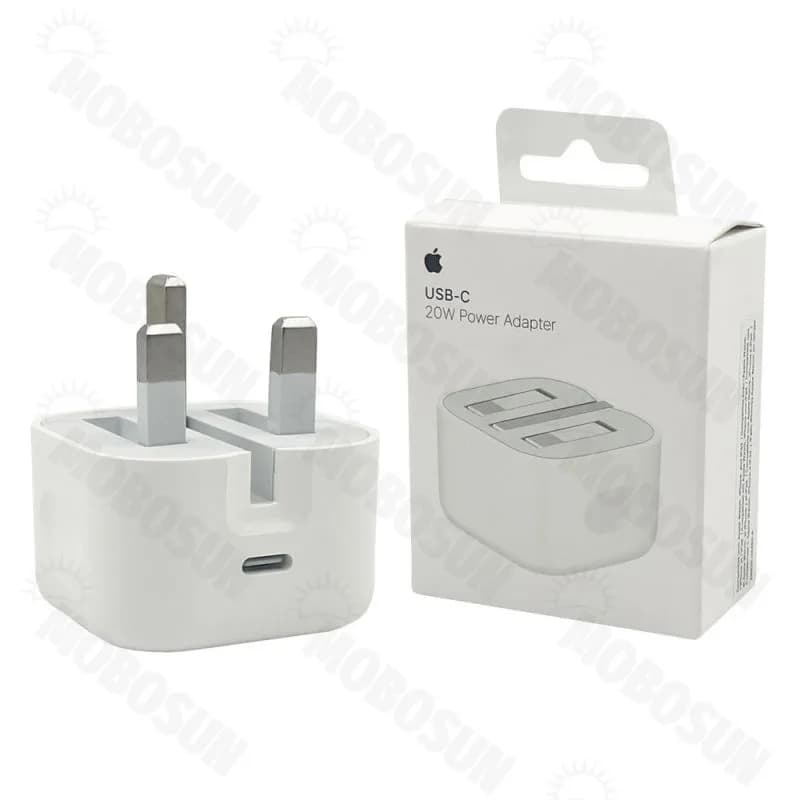 شارژر دیواری آیفون B/A برد مشکی 20W مدل اصل بازار — تصویر ۲