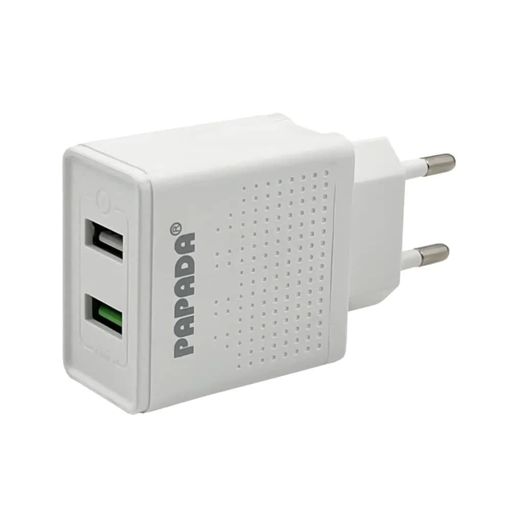شارژر دیواری پاپادا مدل PL-1001 به همراه کابل microUSB — تصویر ۲