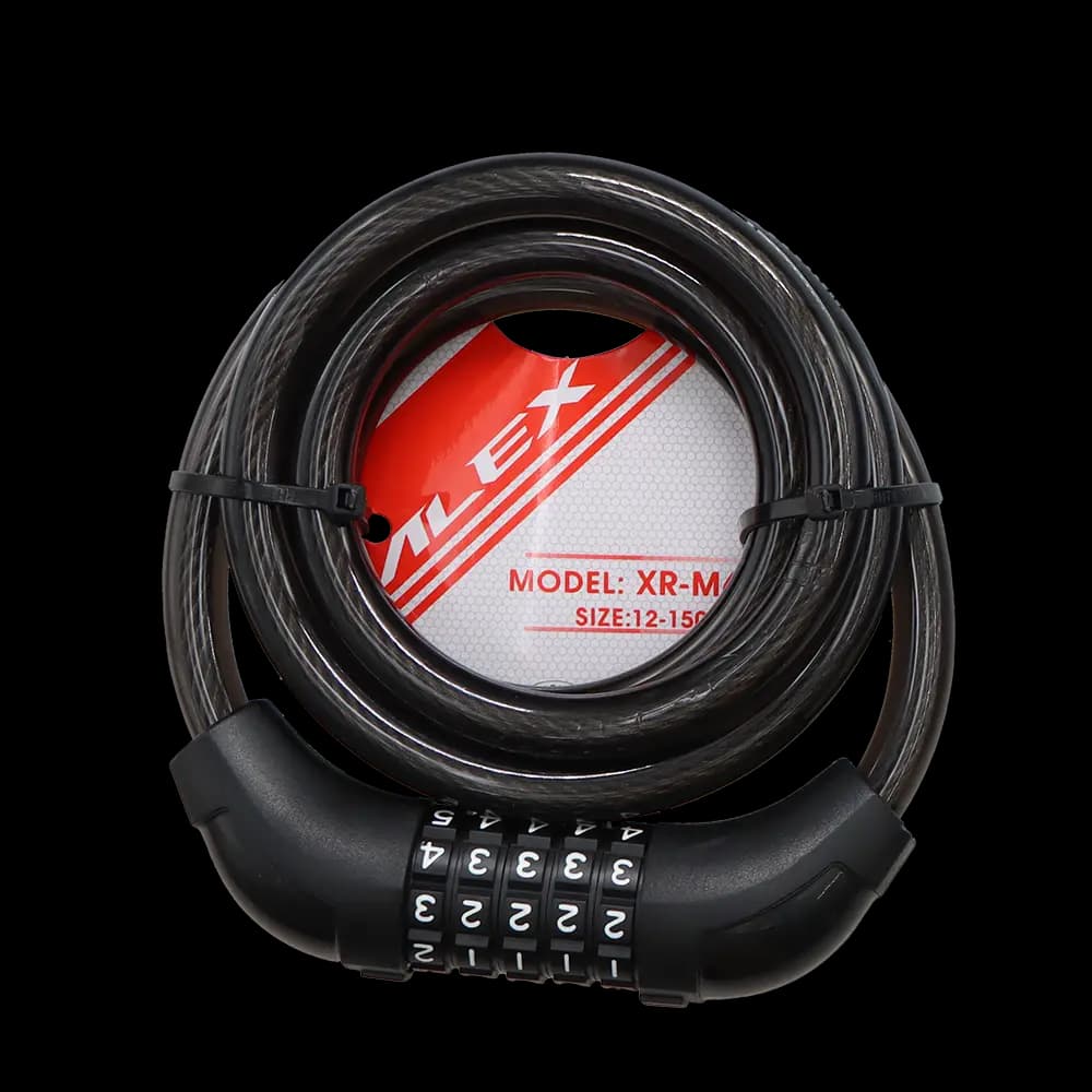 قفل دوچرخه الکس مدل ALEX XR-M614-S 12x1500MM