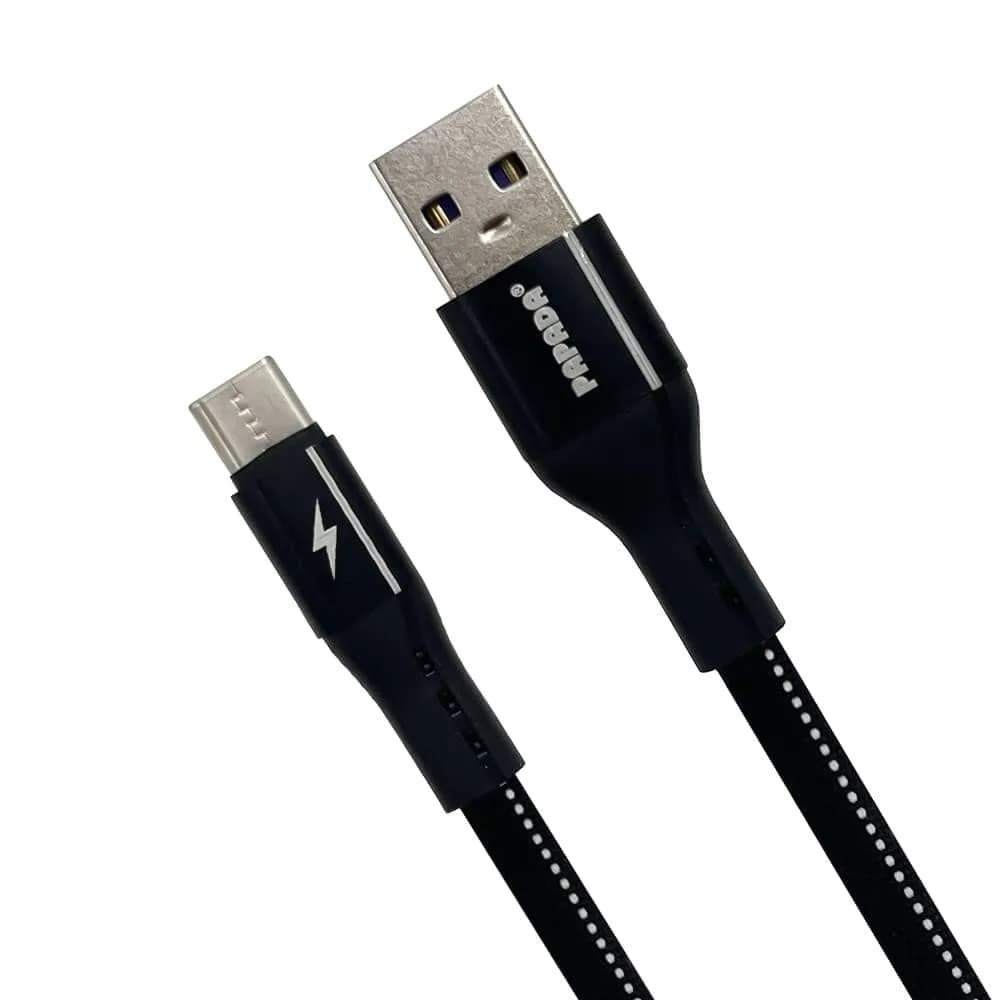 کابل تبدیل USB به USB-C پاپادا طول 30 سانتی متر — تصویر ۲
