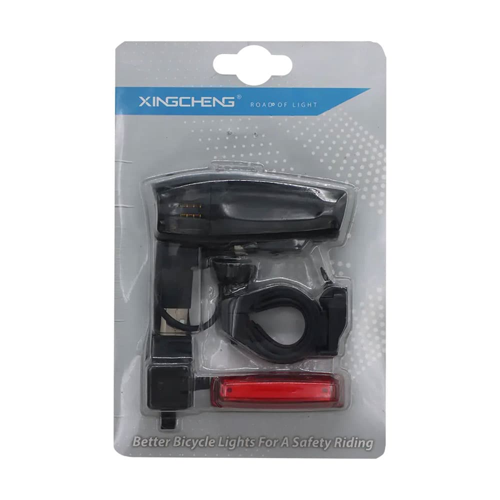 چراغ جلو و عقب دوچرخه ژینگ چنگ مدل XINGCHENG XC-241238 — تصویر ۲