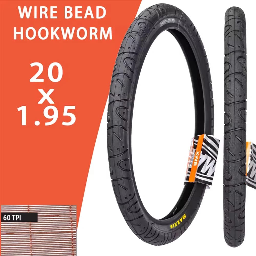 لاستیک دوچرخه مکسس مدل Maxxis Hookworm سایز 1.95×20 — تصویر ۴