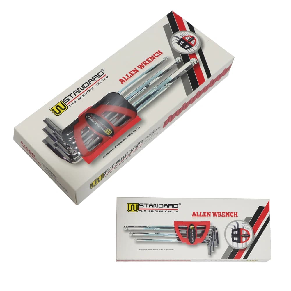 ست 9عددی آچار آلن دبلیو استاندارد Allen Wrench 9PCS W Standard — تصویر ۵
