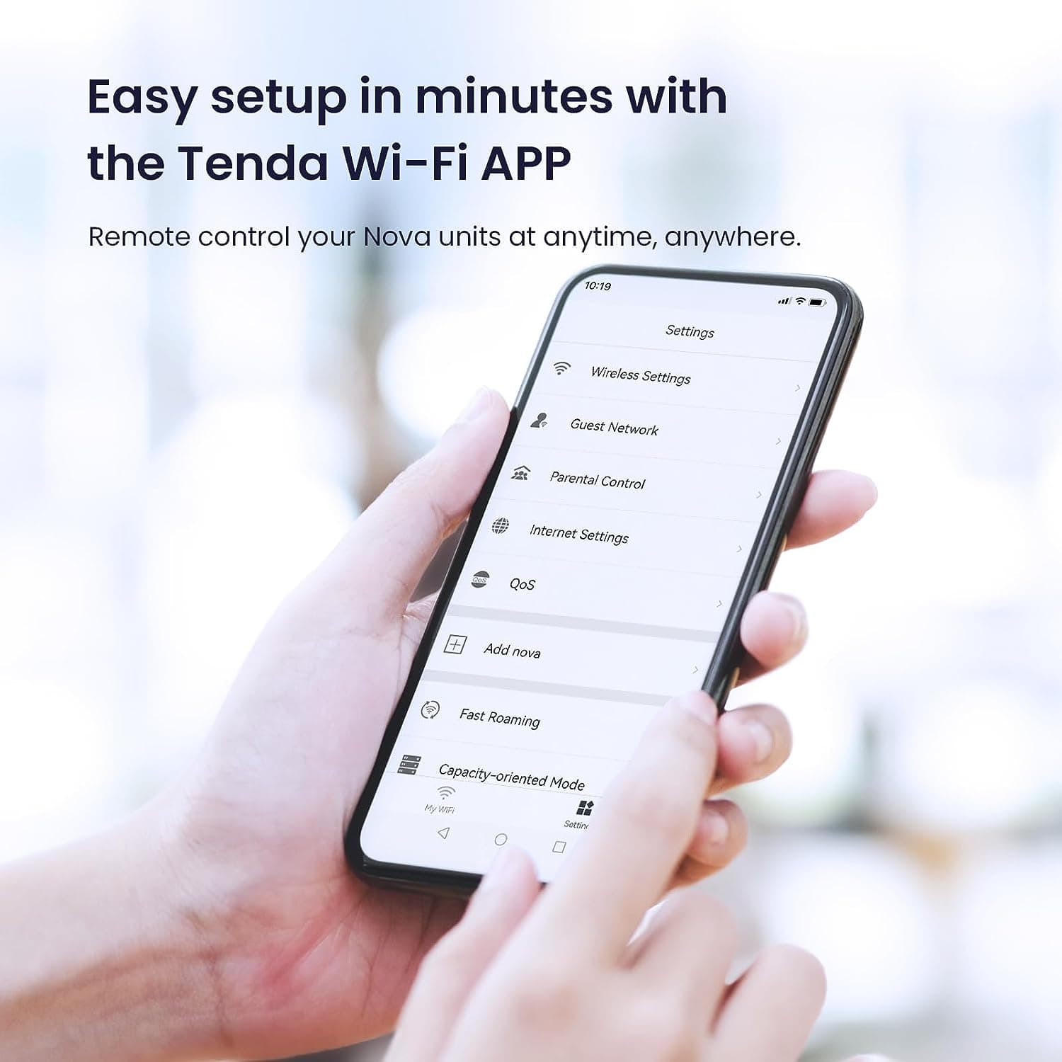 جایگزین روتر بی سیم و توسعه دهنده WiFi سیستم مش بی سیم تندا Tenda Nova MW6 — تصویر ۲