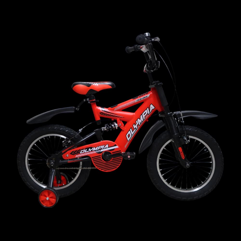 دوچرخه دو کمک المپیا سایز 16 مدل Olympia S-16906 ویبرک — تصویر ۲