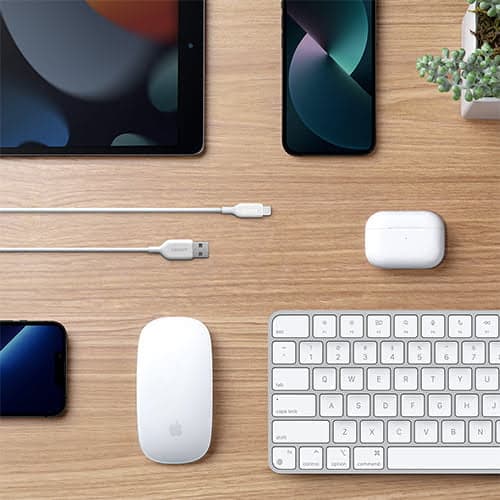 کابل USB به لایتنینگ انکر مدل A8812 طول 90 سانتیمتر ا Anker A8812 PowerLine III USB To Lightning Cable — تصویر ۵