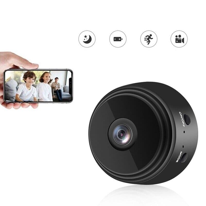 مینی دوربین فیلمبرداری خانگی A9 1080P بی سیم دوربین ورزشی در فضای باز Wi-Fi HD دید در شب