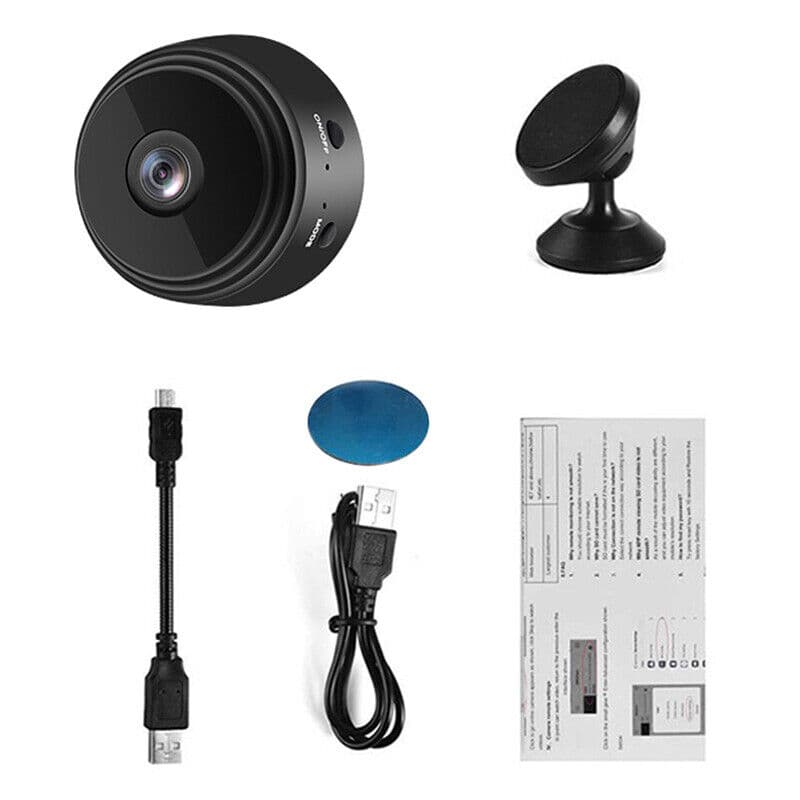 مینی دوربین فیلمبرداری خانگی A9 1080P بی سیم دوربین ورزشی در فضای باز Wi-Fi HD دید در شب — تصویر ۴