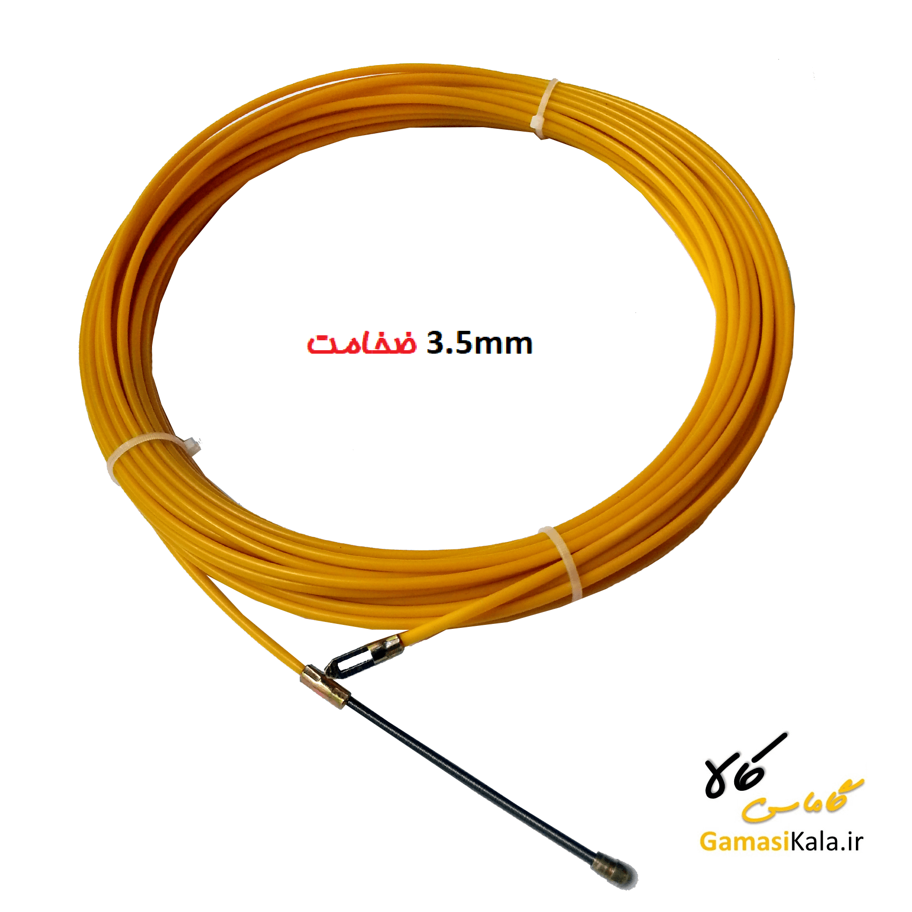 فنر سیم کشی 15 متری مغزی سیم بکسل ضخامت 3.5mm — تصویر ۷