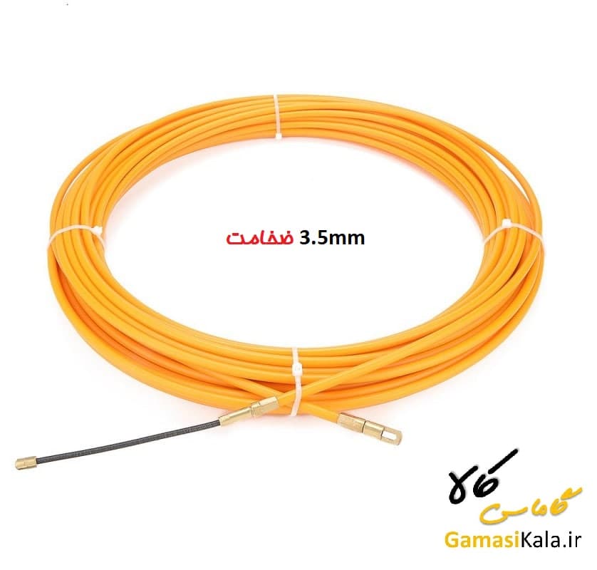 فنر سیم کشی 15 متری مغزی سیم بکسل ضخامت 3.5mm — تصویر ۵