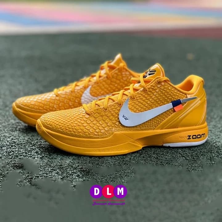 کفش بسکتبال نایکی کوبی 6 رنگ زرد / Nike Kobe 6 — تصویر ۷