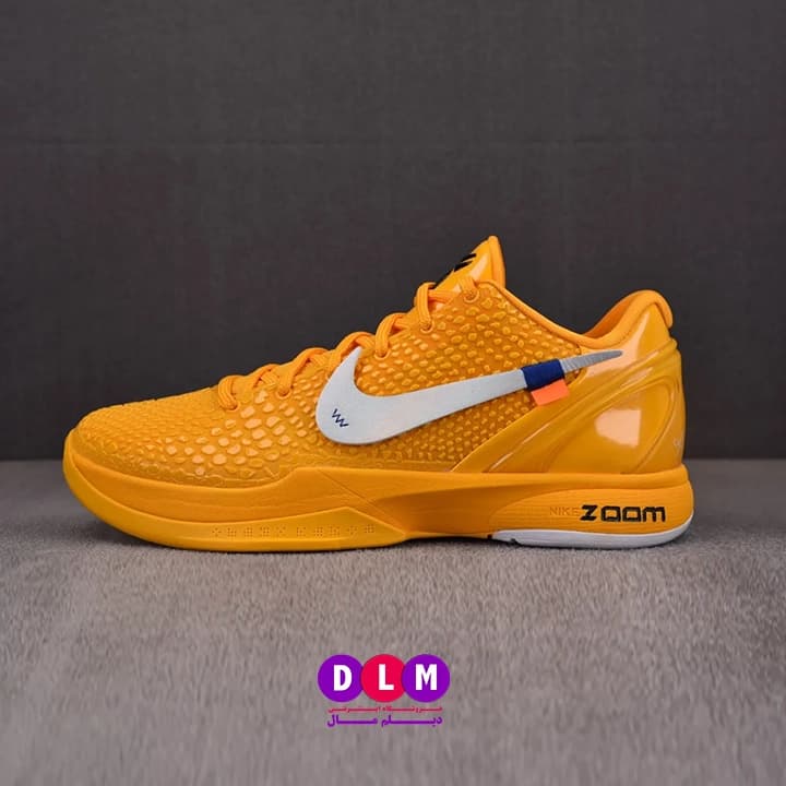 کفش بسکتبال نایکی کوبی 6 رنگ زرد / Nike Kobe 6 — تصویر ۲