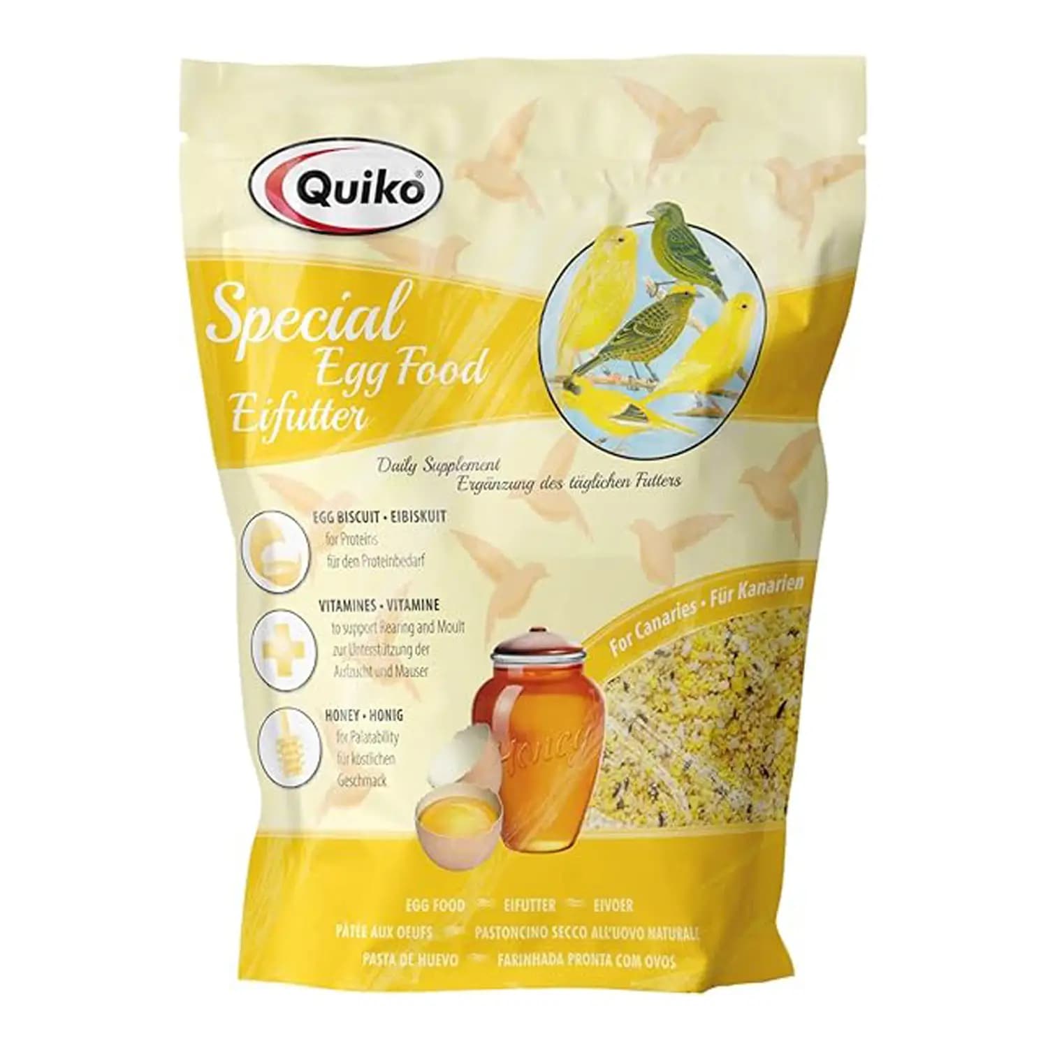 غذای تخم مرغی اسپشیال زرد کویکو1کیلویی Quiko Special Yellow Egg Food