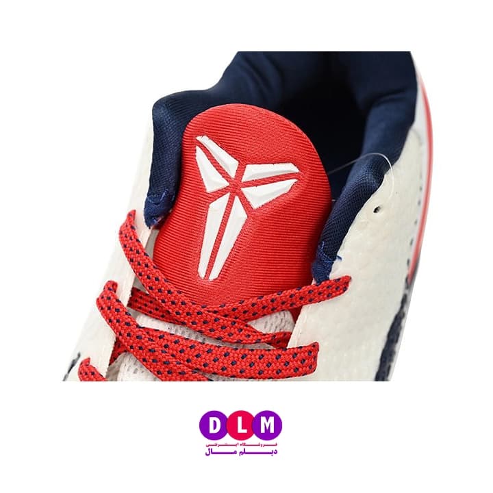 کفش بسکتبال نایکی کوبی 6 رنگ سفید قرمز / Nike Kobe 6 — تصویر ۶