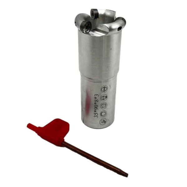 چوب ساب کاتر الماسه استوانه قطر 35 سانت سه پر چوبتاش