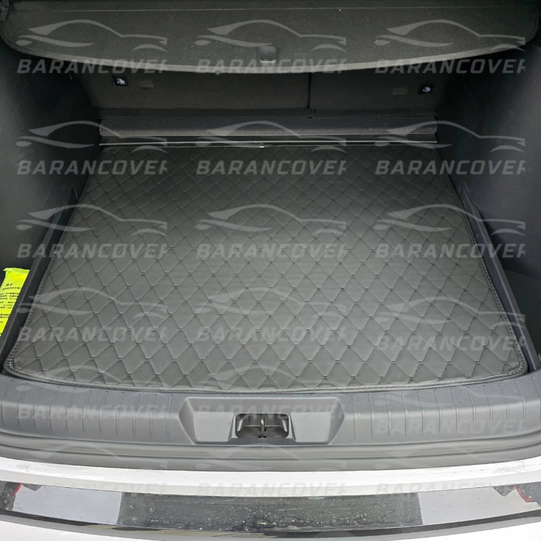کفپوش گلدوزی موکت دار 6 بعدی و کفی صندوق بی وای دی سانگ پلاس BYD PHEV رنگ مشکی — تصویر ۴