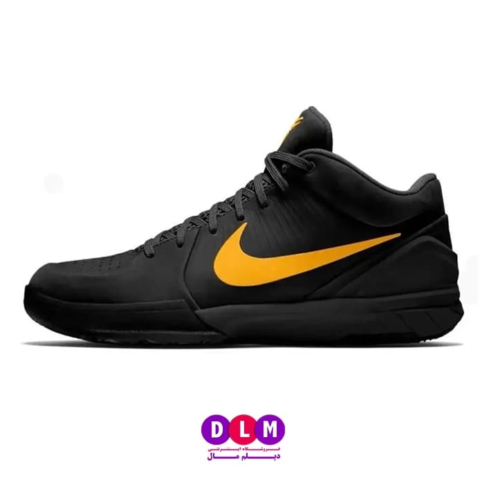 کفش بسکتبال نایکی کوبی 4 رنگ مشکی طلایی – Nike Kobe 4 — تصویر ۲